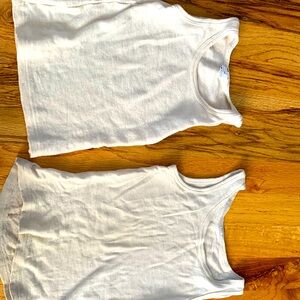 Two soft merino wool tank tops. Size 3.